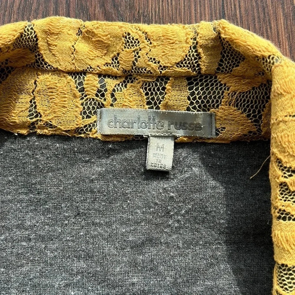 Charlotte Russe Mustard Yellow Floral Blazer | Blazer Jacket | Fall Jacket - Picture 3 of 7